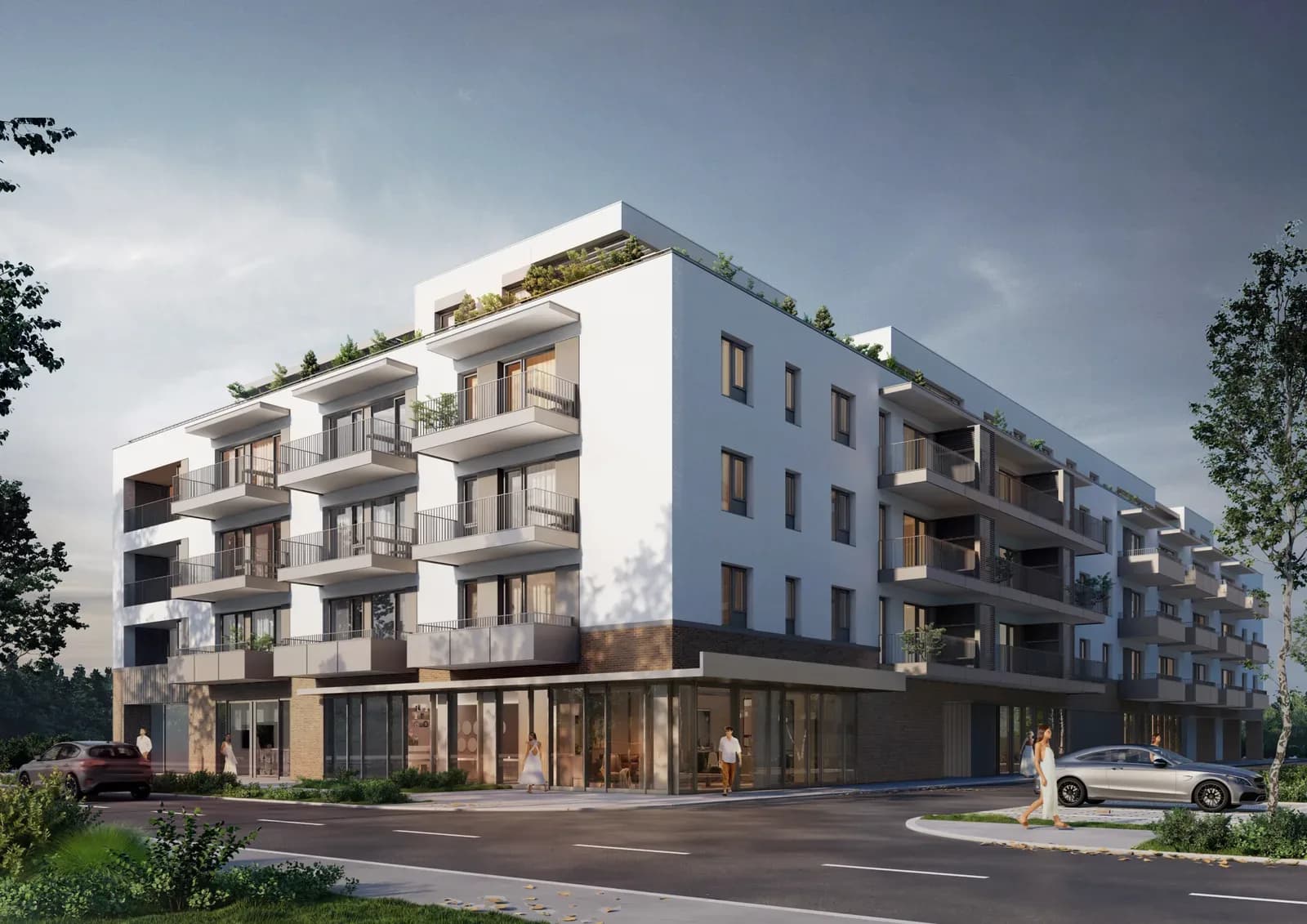 The Lake Home, Sibiu: rendering of the residential buildings